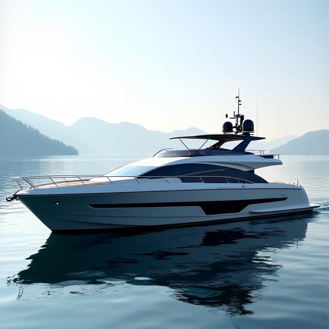 Yacht Aquila auf dem Genfersee