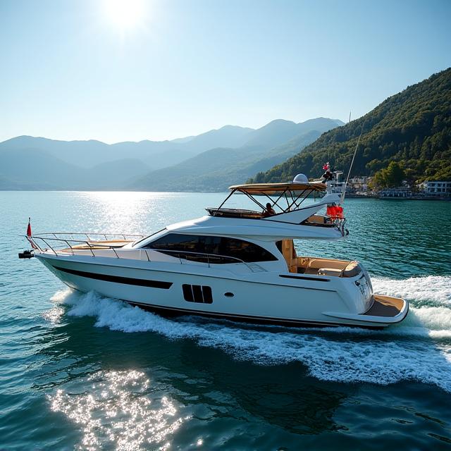 Yacht Le Roi auf dem Genfersee